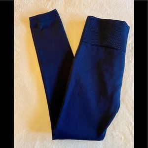 Fleece-Lined Leggings Navy